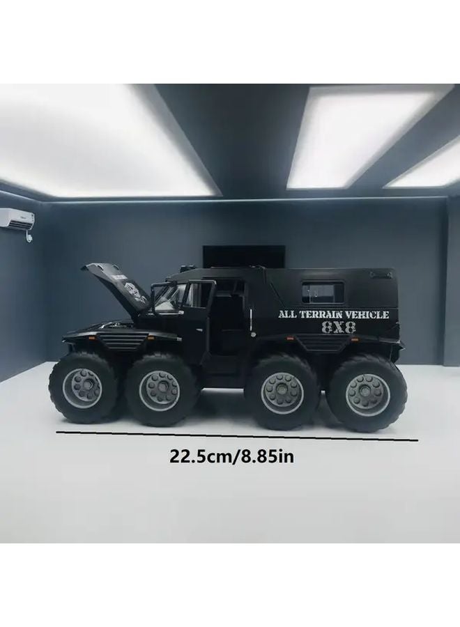 DC24211 Black 1 24 Scale Alloy Car Model Collectible Metal Decoration for Home Office Desk - Image 2